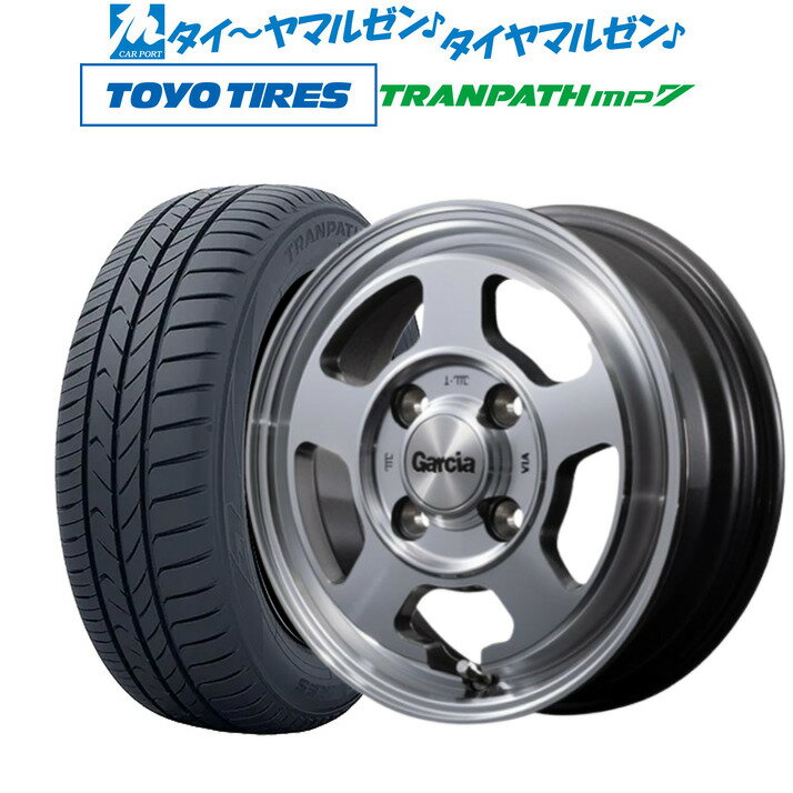 [5/9～15]割引クーポン配布新品 サマータイヤ ホイール4本セットMID ガルシア シカゴ514インチ 5.5Jトーヨータイヤ トランパス mp7 165/65R14