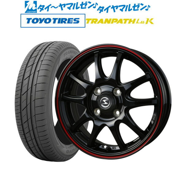 [5/9～15]割引クーポン配布新品 サマータイヤ ホイール4本セットBADX エスホールド S-5V15インチ 4.5Jトーヨータイヤ トランパス LuK 165/55R15