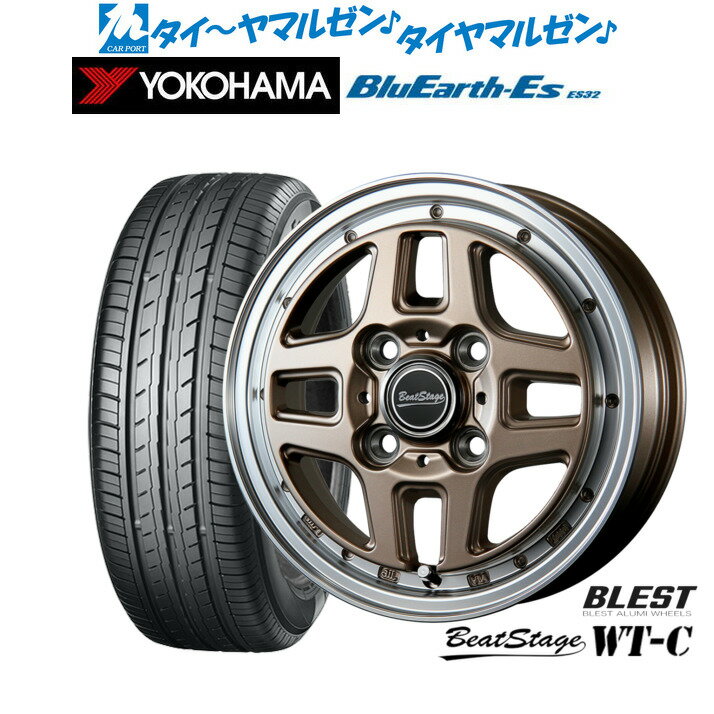 [7/1]ストアポイント5倍！新品 サマータイヤ ホイール4本セットニューレイトン ビートステージ WT-C12インチ 4.0Jヨコハマ BluEarth-ES ブルーアースイーエス ES32135/80R12