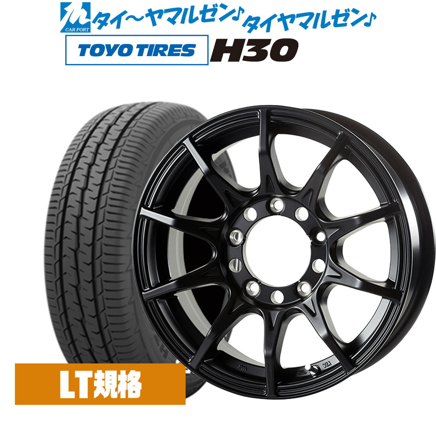 P5倍+最大100%ポイントバック！★要エントリー新品 サマータイヤ ホイール4本セット5ZIGEN ゴジゲン ブラックマン ジーアイ16インチ 6.5Jトーヨータイヤ TOYO H30215/65R16