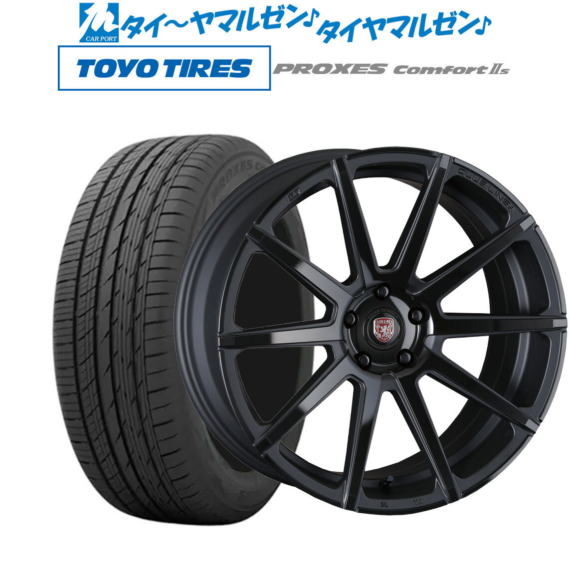 [12/1]ストアポイント5倍！新品 サマータイヤ ホイール4本セットクリムソン クラブリネア マルディニFF20インチ 8.5Jトーヨータイヤ プロクセス PROXES Comfort 2s (コンフォート 2s)255/45R20