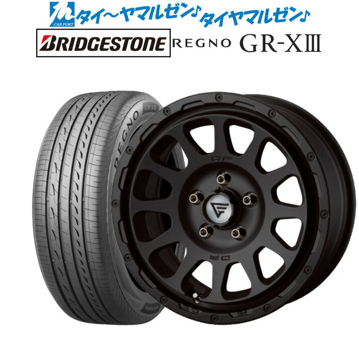 [5/20]割引クーポン配布新品 サマータイヤ ホイール4本セットFORCE デルタフォース OVAL(オーバル)17インチ 8.0Jブリヂストン REGNO レグノ GR-XIII(GR-X3)235/45R17