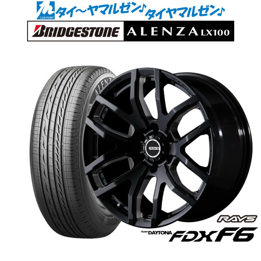 割引クーポン配布新品 サマータイヤ ホイール4本セットレイズ チームデイトナ FDX F618インチ 8.0Jブリヂストン ALENZA アレンザ LX100285/60R18