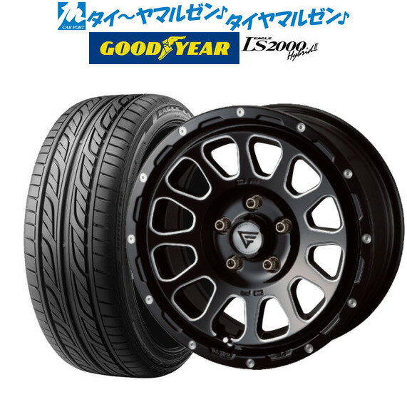 [5/9～15]割引クーポン配布新品 サマータイヤ ホイール4本セットFORCE デルタフォース OVAL(オーバル)17インチ 7.0Jグッドイヤー イーグル LS2000 ハイブリッド2(HB2)215/50R17