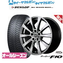 P5倍+最大100%ポイントバック！★要エントリー新品 オールシーズンタイヤ ホイール4本セットMID ユーロスピード F1015インチ 6.0Jダンロップ ALL SEASON MAXX AS1185/65R15