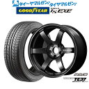 4/24～26 割引クーポン配布新品 サマータイヤ ホイール4本セットレイズ ボルクレーシング TE37 サーガ S-plus17インチ 7.5Jグッドイヤー イーグル LS EXE（エルエス エグゼ）215/40R17