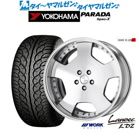 新品 サマータイヤ ホイール4本セットワーク ランベック LDZ20インチ 8.5Jヨコハマ PARADA パラダ Spec-X245/50R20