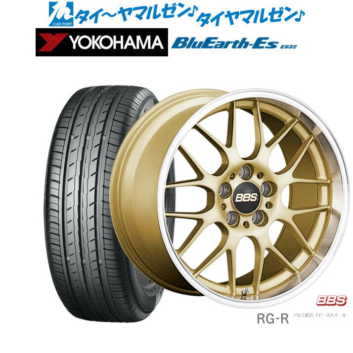 [5/9～15]割引クーポン配布新品 サマータイヤ ホイール4本セットBBS JAPAN RG-R19インチ 8.0Jヨコハマ BluEarth-ES ブルーアースイーエス ES32225/35R19