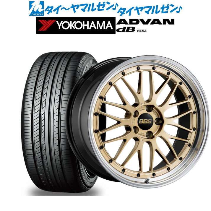 [5/9～15]割引クーポン配布新品 サマータイヤ ホイール4本セットBBS JAPAN LM19インチ 7.5Jヨコハマ ADVAN アドバン dB(V552)245/40R19