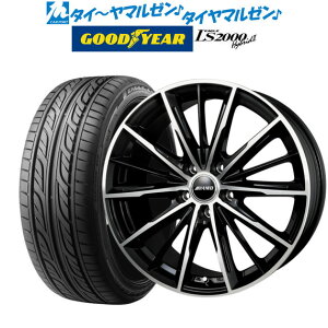 [5/1]P5倍+最大100%ポイントバック！★要エントリー新品 サマータイヤ ホイール4本セットBADX AMD G-Line SP17インチ 7.0Jグッドイヤー イーグル LS2000 ハイブリッド2(HB2)215/50R17