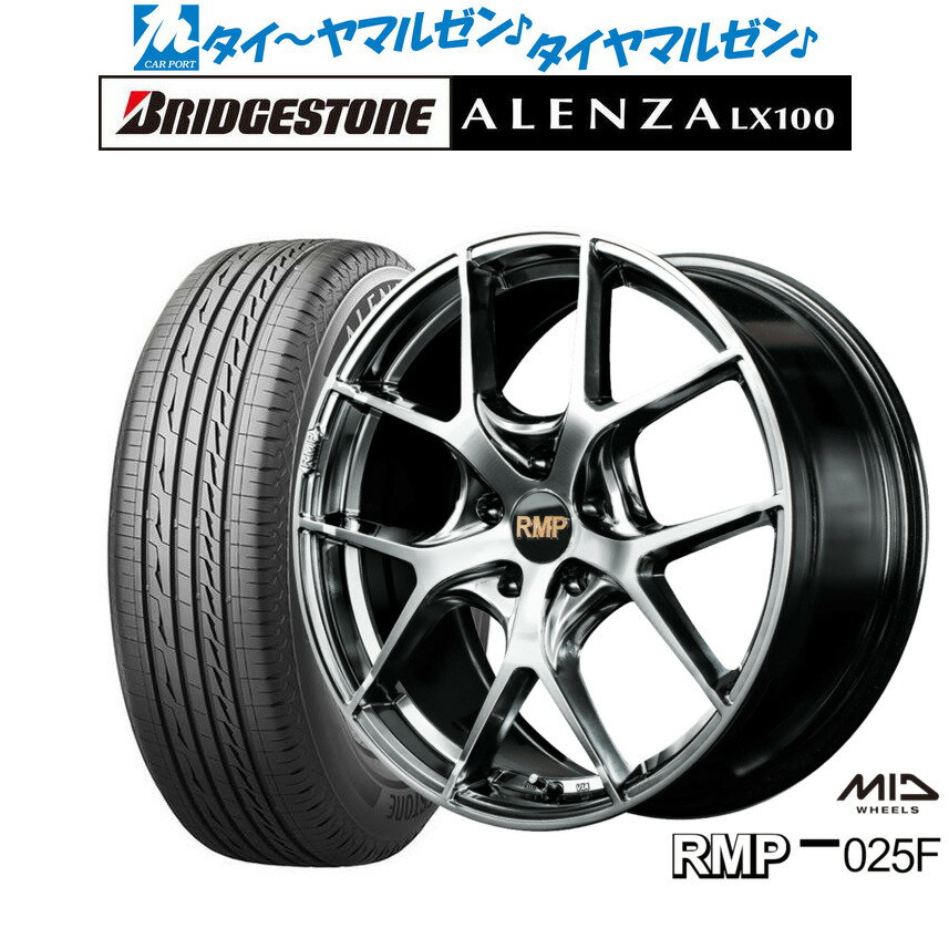 割引クーポン配布新品 サマータイヤ ホイール4本セットMID RMP 025F18インチ 8.0Jブリヂストン ALENZA アレンザ LX100235/60R18