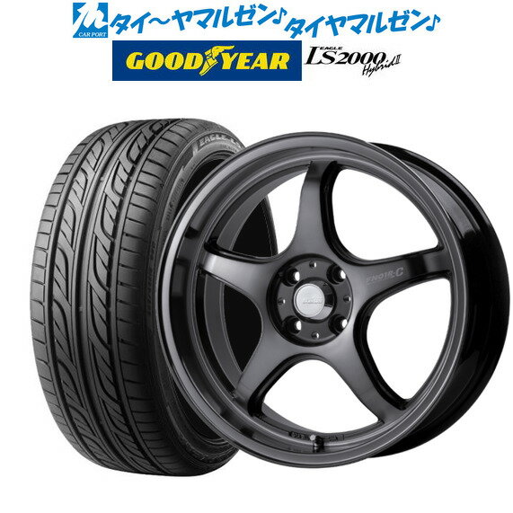 [5/9～15]割引クーポン配布新品 サマータイヤ ホイール4本セット5ZIGEN ゴジゲン プロレーサー FN01R-C STV17インチ 7.0Jグッドイヤー イーグル LS2000 ハイブリッド2(HB2)205/50R17