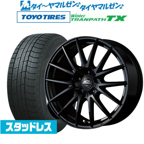 【取付対象】225/45R18 スタッドレスタイヤ ホイール4本セット PIRELLI ウィンター アイスゼロアシンメトリコ (5/100車用) LEHRMEISTER LMスポーツLM-QR グロスブラック/レッドライン 18インチ【送料無料】