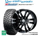 新品 サマータイヤ ホイール4本セットウェッズ アドベンチャー プロディータHC2ブラック17インチ 8.0Jグッドリッチ マッドテレーン T/A KM3265/65R17 120/117Q LT (LRE)