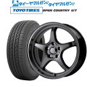 [2/18]ストアポイント3倍!!新品 サマータイヤ ホイール4本セット5ZIGEN ゴジゲン プロレーサー FN01R-C STVダーククリア17インチ 7.0Jトーヨータイヤ オープンカントリー U/T 225/60R17 99H (M+S)