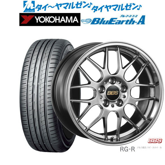 [5/18]ストアポイント3倍!!新品 サマータイヤ ホイール4本セットBBS JAPAN RG-R19インチ 8.0Jヨコハマ BluEarth ブルーアース A (AE50)215/35R19