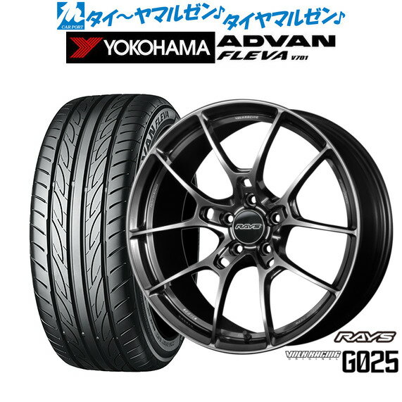 [5/18]ストアポイント3倍!!新品 サマータイヤ ホイール4本セットレイズ ボルクレーシング G02519インチ 8.0Jヨコハマ ADVAN アドバン フレバ V701235/35R19