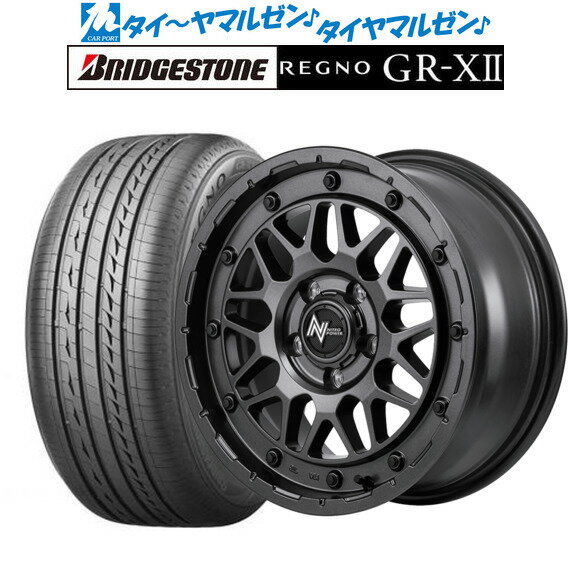 [5/23～26]割引クーポン配布新品 サマータイヤ ホイール4本セットMID ナイトロパワー M29 スティンガー18インチ 7.0Jブリヂストン REGNO レグノ GR-XII225/55R18