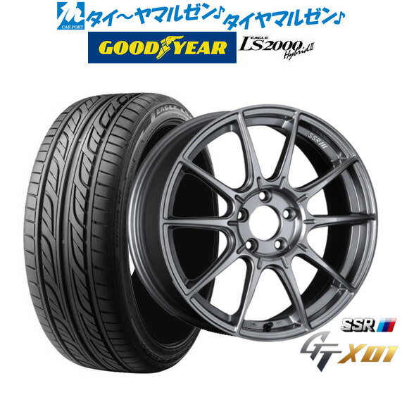 [5/9～15]割引クーポン配布新品 サマータイヤ ホイール4本セットタナベ SSR GT X0118インチ 7.5Jグッドイヤー イーグル LS2000 ハイブリッド2(HB2)215/40R18