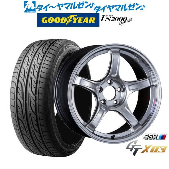 [5/20]割引クーポン配布新品 サマータイヤ ホイール4本セットタナベ SSR GT X0318インチ 7.5Jグッドイヤー イーグル LS2000 ハイブリッド2(HB2)215/40R18