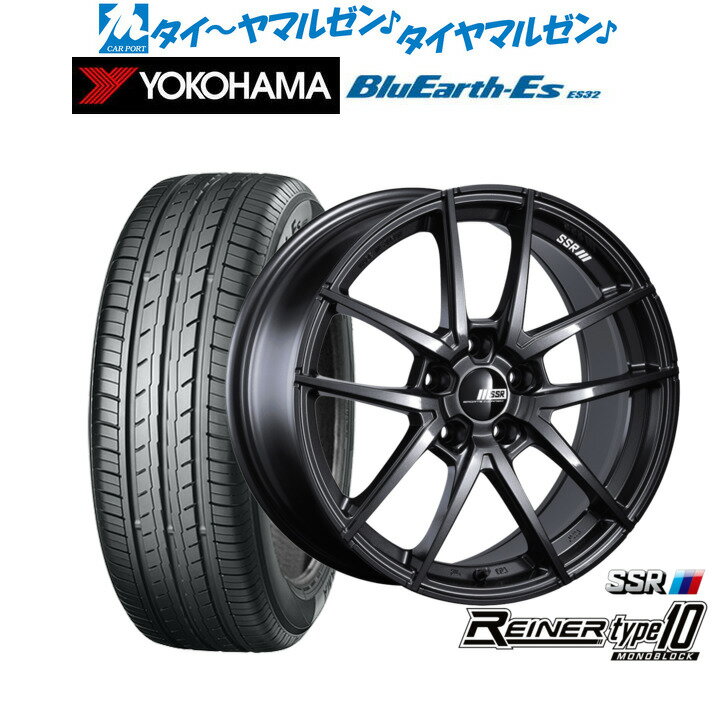 [12/1]ストアポイント5倍！新品 サマータイヤ ホイール4本セットタナベ SSR ライナー タイプ10 モノブロック18インチ 7.5Jヨコハマ BluEarth-ES ブルーアースイーエス ES32225/45R18
