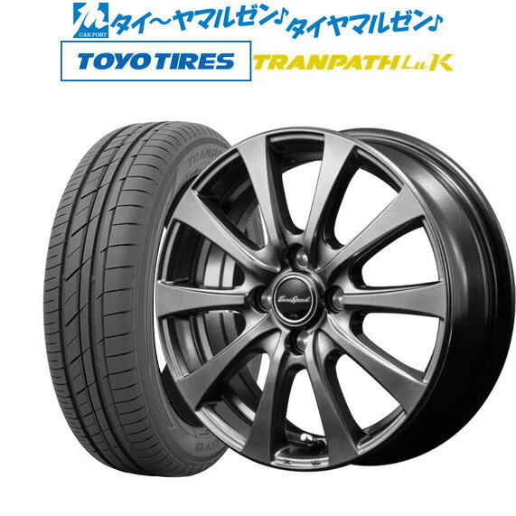 [5/9～15]割引クーポン配布新品 サマータイヤ ホイール4本セットMID ユーロスピード G-1014インチ 4.5Jトーヨータイヤ トランパス LuK 165/55R14