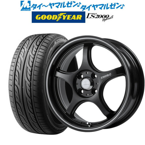 [5/9～15]割引クーポン配布新品 サマータイヤ ホイール4本セット5ZIGEN ゴジゲン プロレーサー FN01R-C STV17インチ 7.0Jグッドイヤー イーグル LS2000 ハイブリッド2(HB2)195/40R17