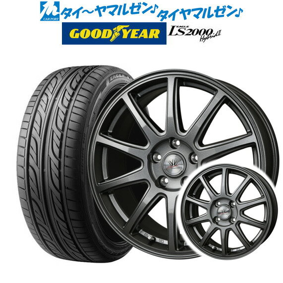 5/9～15 割引クーポン配布新品 サマータイヤ ホイール4本セットBADX ロクサーニスポーツ SP1017インチ 7.0Jグッドイヤー イーグル LS2000 ハイブリッド2(HB2)215/45R17