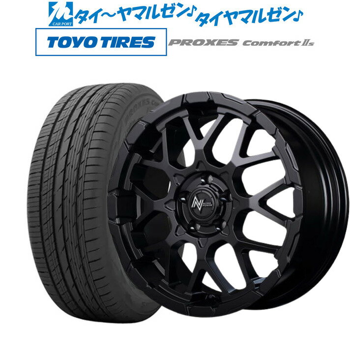 [5/9～15]割引クーポン配布新品 サマータイヤ ホイール4本セットMID ナイトロパワー M28 バレット S18インチ 7.0Jトーヨータイヤ プロクセス PROXES Comfort 2s (コンフォート 2s)235/55R18