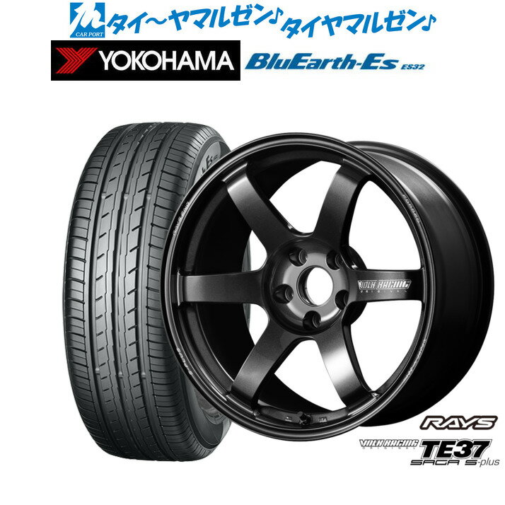 新品 サマータイヤ ホイール4本セットレイズ ボルクレーシング TE37 サーガ S-plus18インチ 7.5Jヨコハマ BluEarth-ES ブルーアースイーエス ES32215/40R18
