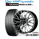 4/20 割引クーポン配布新品 サマータイヤ ホイール4本セットレイズ HOMURA ホムラ 2×10 BD18インチ 7.5Jヨコハマ BluEarth ブルーアース RV03(RV-03)215/45R18