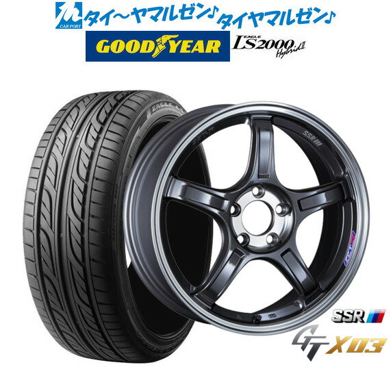 [5/20]割引クーポン配布新品 サマータイヤ ホイール4本セットタナベ SSR GT X0318インチ 7.5Jグッドイヤー イーグル LS2000 ハイブリッド2(HB2)215/40R18