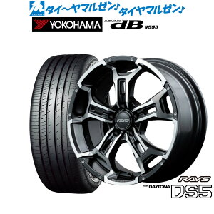 [5/5]割引クーポン配布新品 サマータイヤ ホイール4本セットレイズ チームデイトナ DS518インチ 7.5Jヨコハマ ADVAN アドバン dB(V553)225/45R18