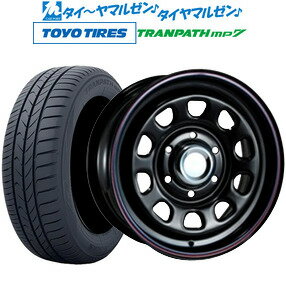 [5/18]ストアポイント3倍!!新品 サマータイヤ ホイール4本セットMLJ デイトナ SS16インチ 6.5Jトーヨータイヤ トランパス mp7 215/65R16