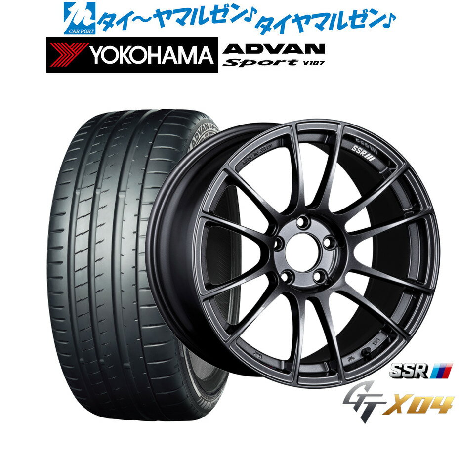 [SS期間限定]割引クーポン配布新品 サマータイヤ ホイール4本セットタナベ SSR GT X0418インチ 7.5Jヨコハマ ADVAN アドバン Sport (V107)225/40R18