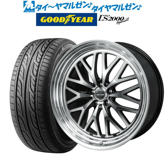 [5/20]割引クーポン配布新品 サマータイヤ ホイール4本セットモンツァ ジェクシス GM21019インチ 8.0Jグッドイヤー イーグル LS2000 ハイブリッド2(HB2)225/35R19