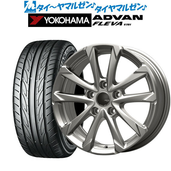 [5/18]ストアポイント3倍!!新品 サマータイヤ ホイール4本セットJAPAN三陽 ZACK JP-32518インチ 7.5Jヨコハマ ADVAN アドバン フレバ V701215/45R18