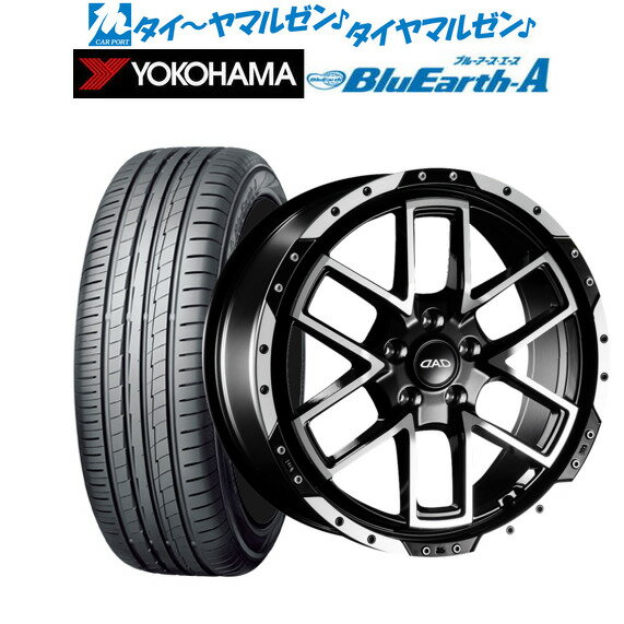 [5/9～15]割引クーポン配布新品 サマータイヤ ホイール4本セットギャルソン ツェンレイン ヴォーグ19インチ 7.5Jヨコハマ BluEarth ブルーアース A (AE50)215/35R19