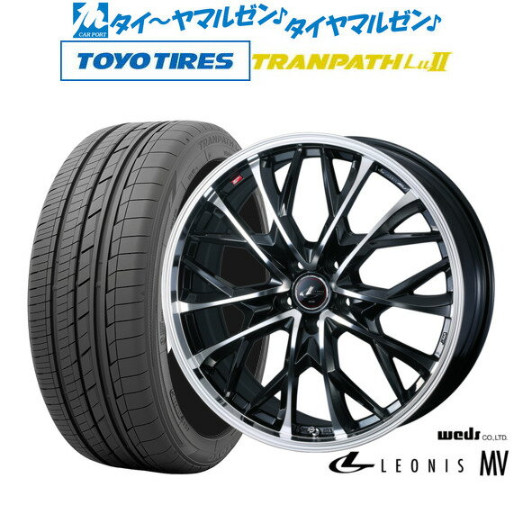 [6/18]最大100%ポイントバック！要エントリー新品 サマータイヤ ホイール4本セットウェッズ レオニス MV20インチ 8.0Jトーヨータイヤ トランパス TRANPATH LuII 245/35R20