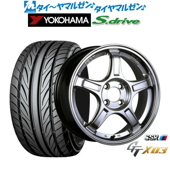 [5/9～15]割引クーポン配布新品 サマータイヤ ホイール4本セットタナベ SSR GT X0316インチ 5.5Jヨコハマ DNA S.drive ドライブ (ES03/ES03N)165/40R16