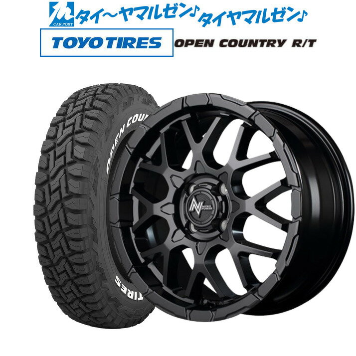 [5/9～15]割引クーポン配布新品 サマータイヤ ホイール4本セットMID ナイトロパワー M28 バレット KC15インチ 5.0Jトーヨータイヤ オープンカントリー R/T 165/60R15