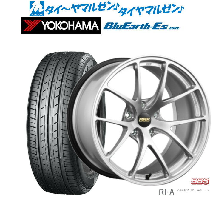 [6/15]割引クーポン配布新品 サマータイヤ ホイール4本セットBBS JAPAN RI-A18インチ 8.5Jヨコハマ BluEarth-ES ブルーアースイーエス ES32235/40R18