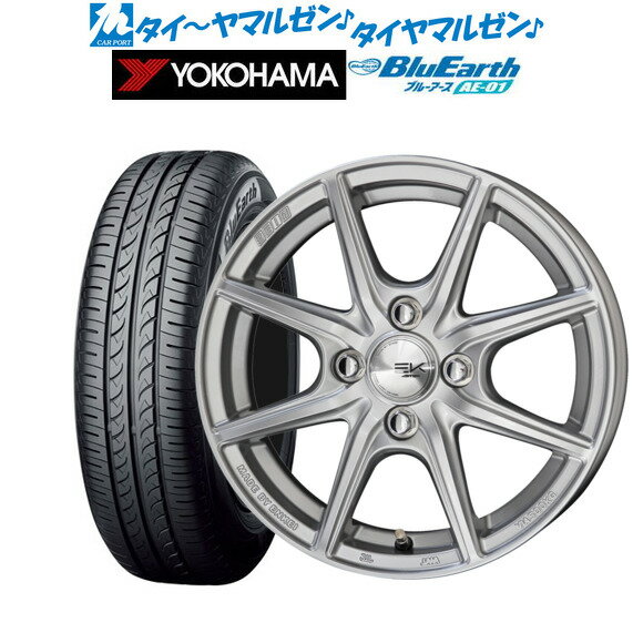 [6/15]割引クーポン配布新品 サマータイヤ ホイール4本セットKYOHO ザイン EK14インチ 4.5Jヨコハマ BluEarth ブルーアース (AE-01)165/55R14