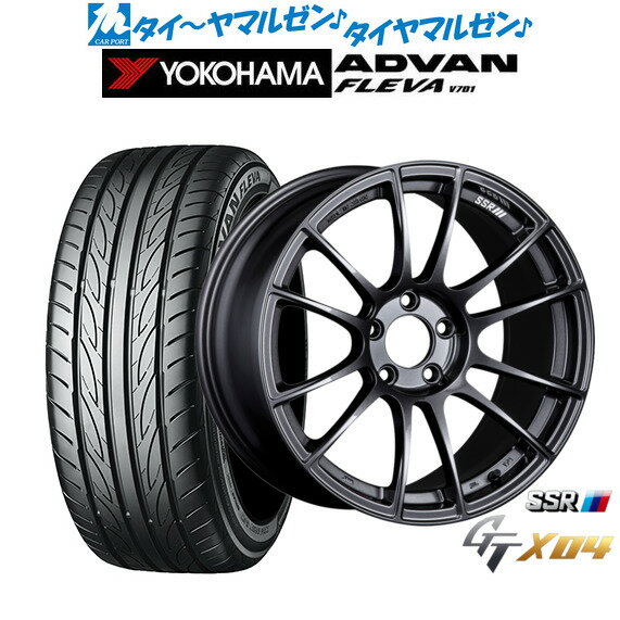 新品 サマータイヤ ホイール4本セットタナベ SSR GT X0418インチ 7.5Jヨコハマ ADVAN アドバン フレバ V701215/40R18