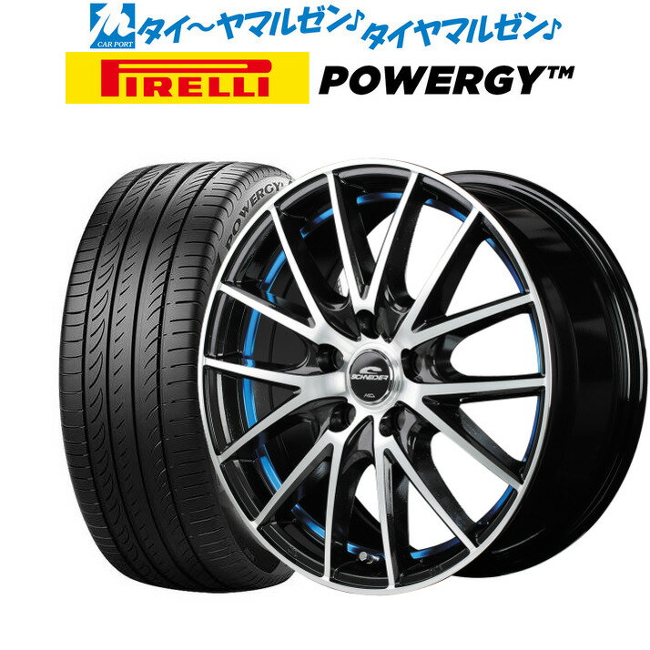 [5/20]割引クーポン配布新品 サマータイヤ ホイール4本セットMID シュナイダー RX2715インチ 6.0Jピレリ POWERGY (パワジー)195/60R15