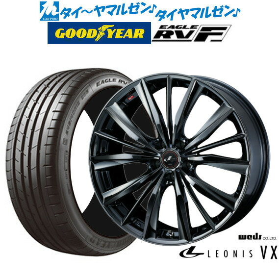 [5/9～15]割引クーポン配布新品 サマータイヤ ホイール4本セットウェッズ レオニス VX18インチ 7.0Jグッドイヤー イーグル RV-F(RVF)215/45R18