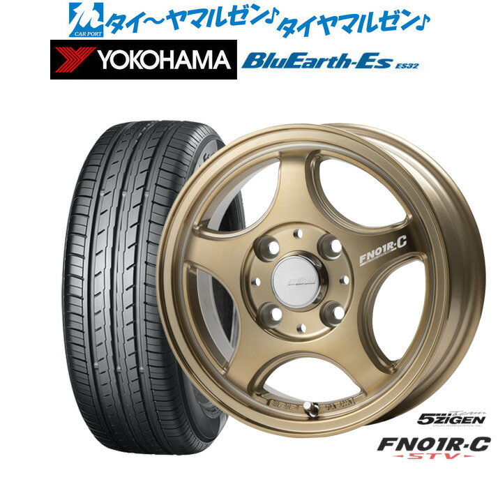 新品 サマータイヤ ホイール4本セット5ZIGEN ゴジゲン プロレーサー FN01R-C STV12インチ 4.0Jヨコハマ BluEarth-ES ブルーアースイーエス ES32145/80R12
