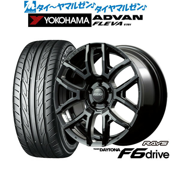 新品 サマータイヤ ホイール4本セットレイズ チームデイトナ F6ドライブ18インチ 7.5Jヨコハマ ADVAN アドバン フレバ V701225/40R18