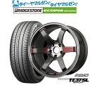 新品 サマータイヤ ホイール4本セットレイズ ボルクレーシング TE37 サーガ SL18インチ 8.5Jブリヂストン ECOPIA エコピア NH200225/45R18