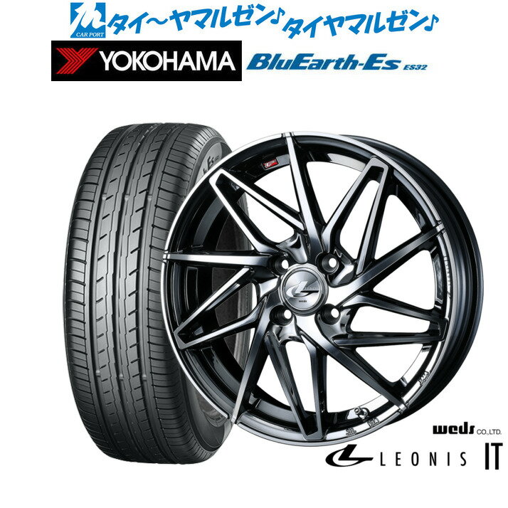 新品 サマータイヤ ホイール4本セットウェッズ レオニス IT14インチ 4.5Jヨコハマ BluEarth-ES ブルーアースイーエス ES32165/55R14